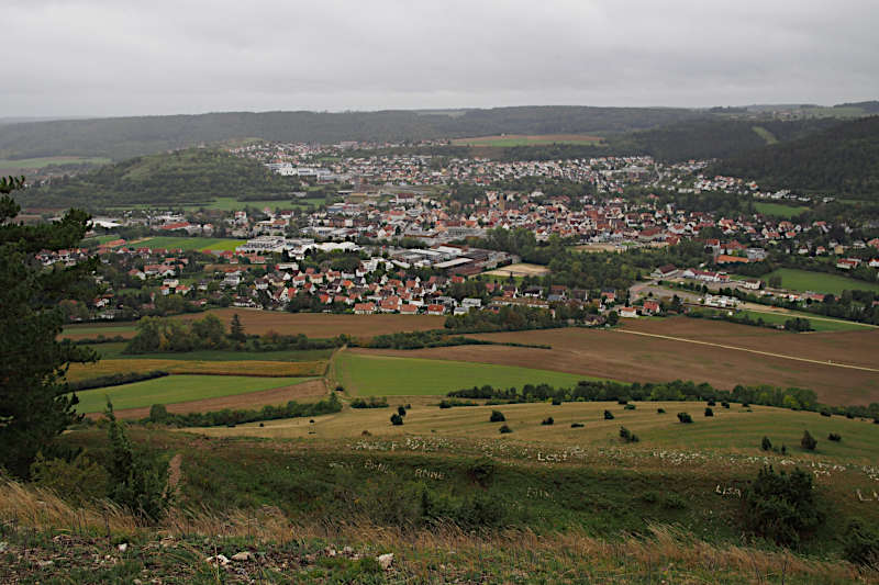 Bopfingen vom Ipf aus