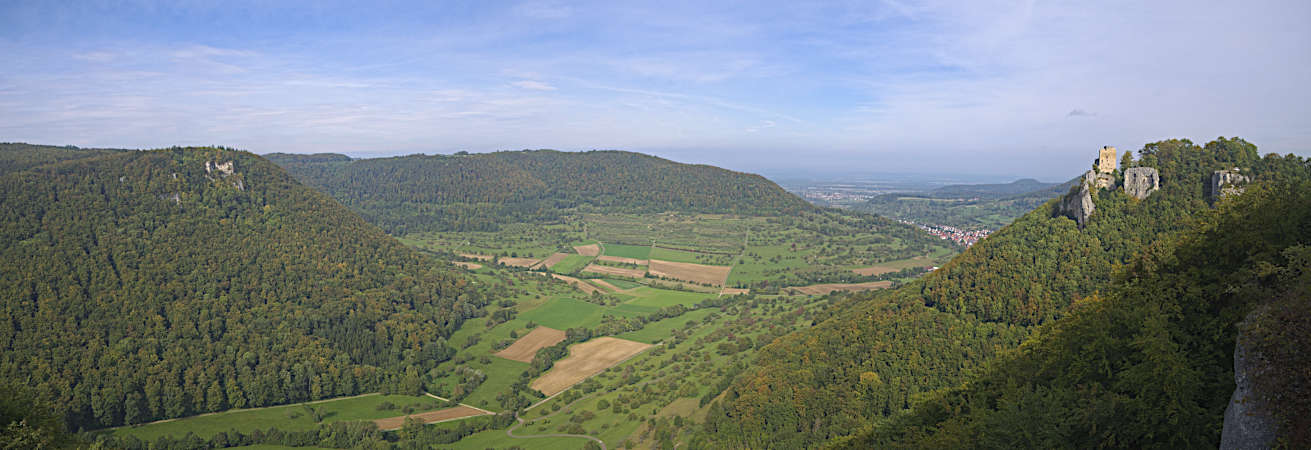 Ruine Reußenstein Panorama