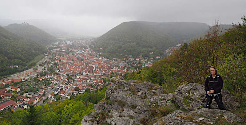 Aussichtspunkt oberhalb des Ermstals