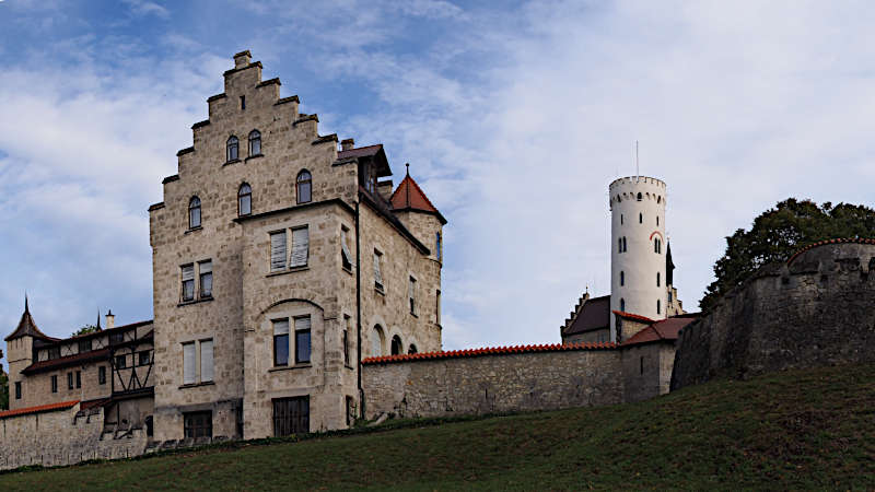 Schloss Lichtenstein von Süden