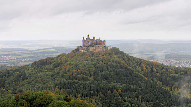 Burg Hohenzollern vom Zollerberg