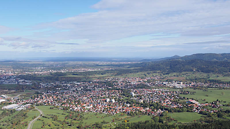 Letzter Blick auf Burg Hohenzollern