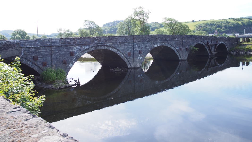 Brücke über den Afon Dyfi