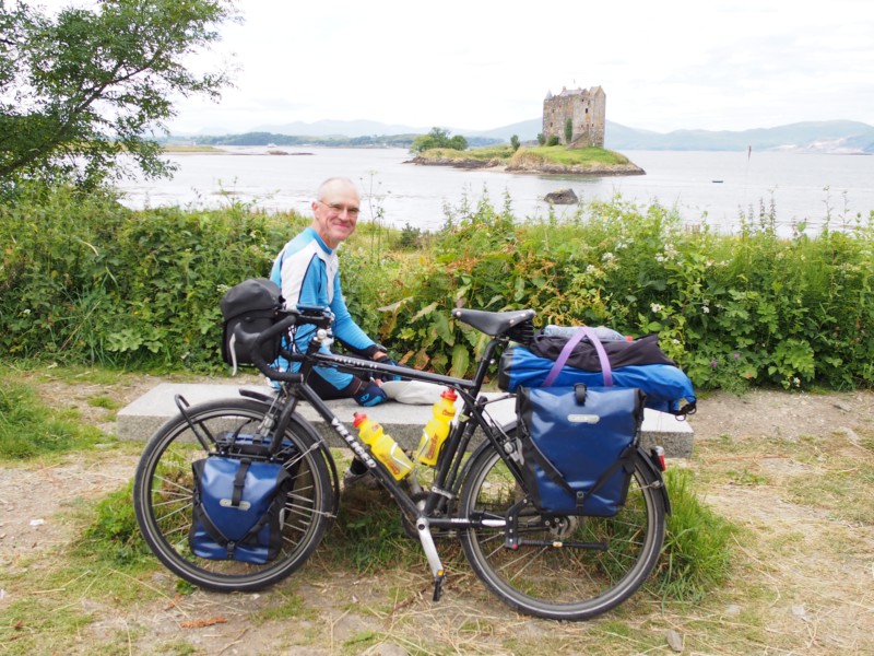 Markus vor Castle Stalker