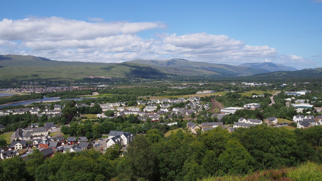 Aussicht auf Fort William